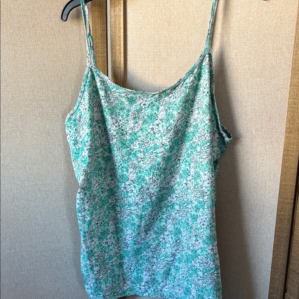 FINAL MARKDOWN Lane Bryant Floral Spaghetti Strap Top 18/20